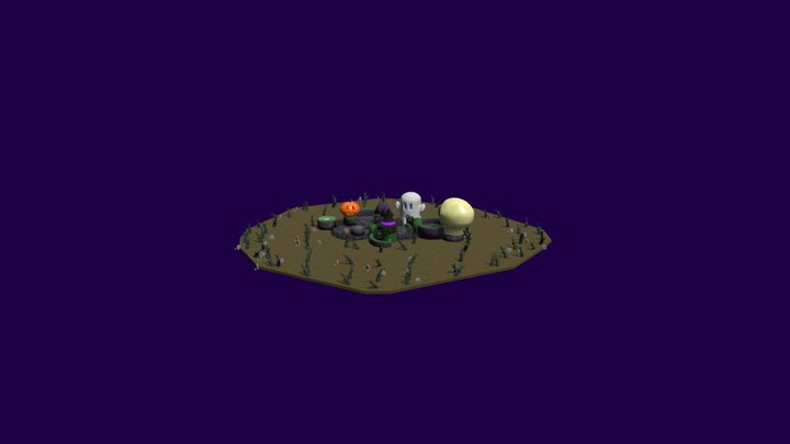Halloween level 3D Model