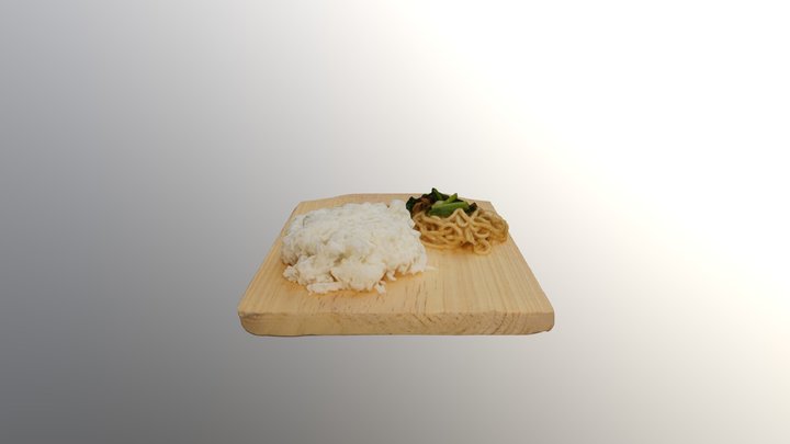 NASI MIE Edit Blender 3D Model