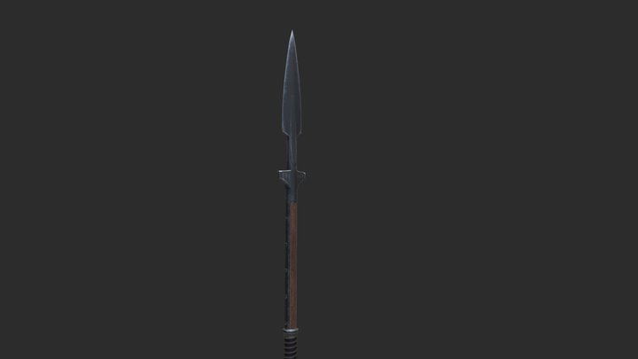Steel spear 3D Model