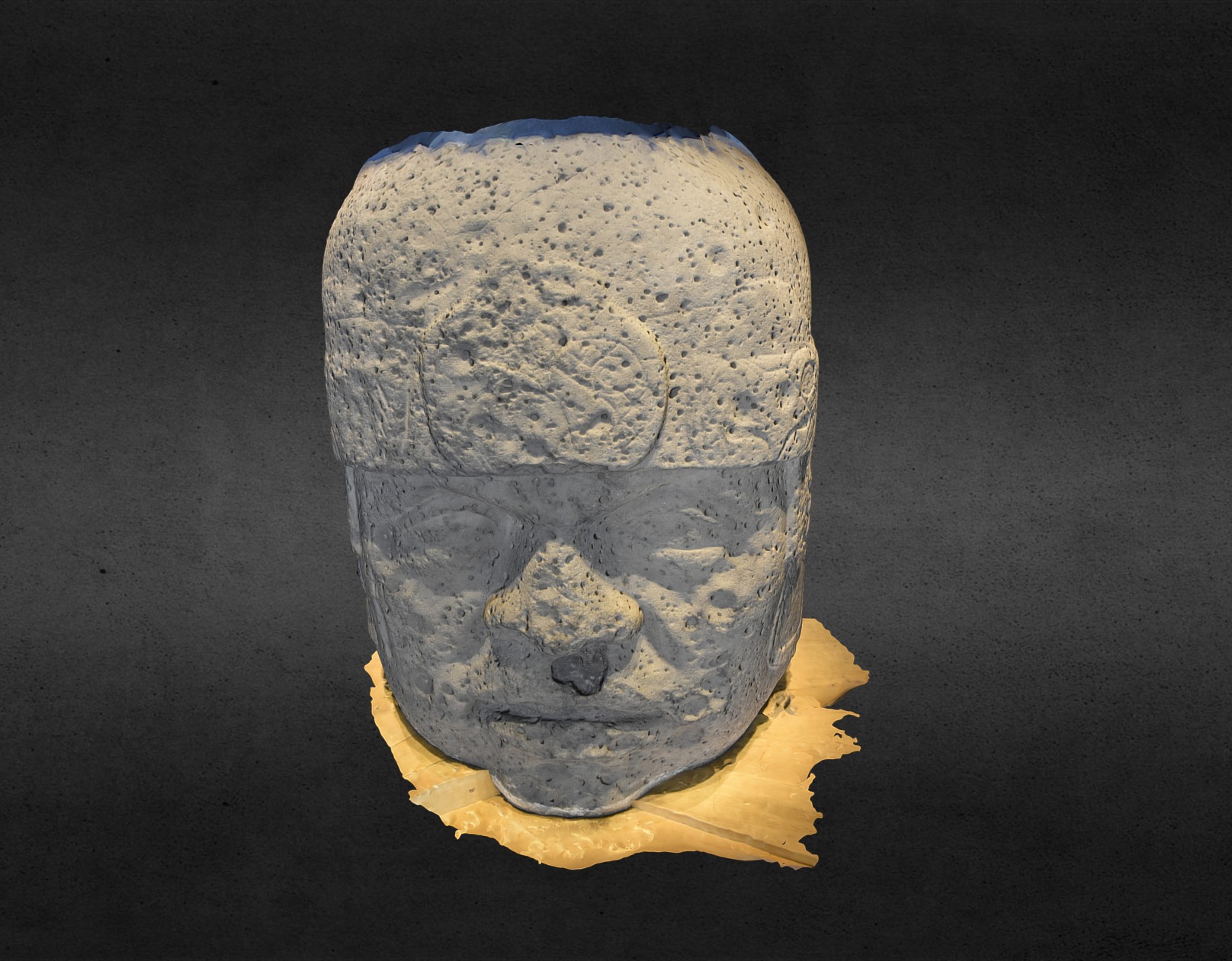 Olmec colossal head - 3D model by rmark [99de729] - Sketchfab
