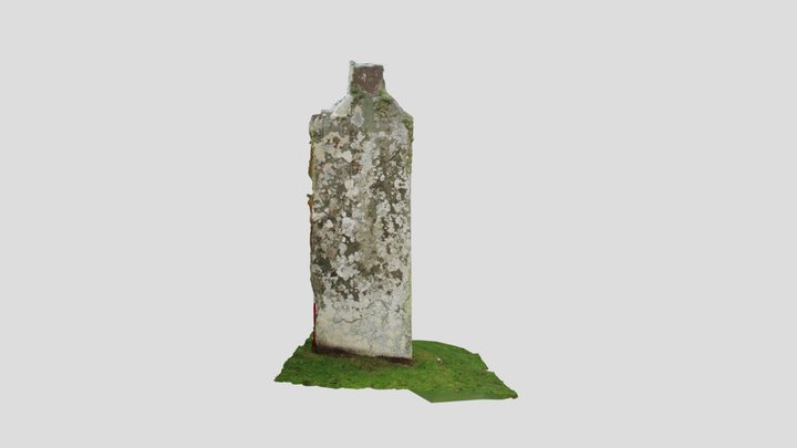 Applecross Cross Slab 3D Model