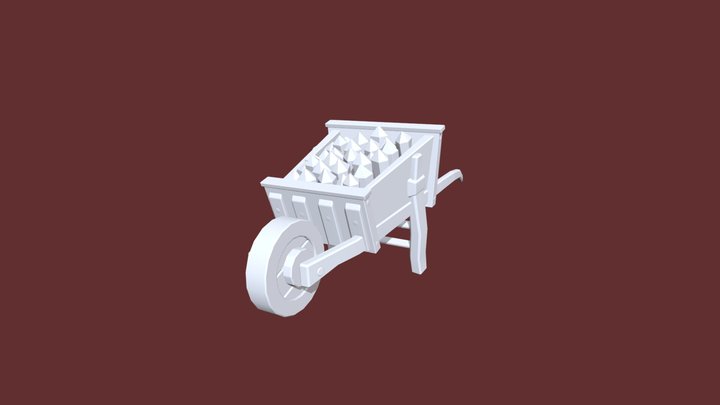 WAGON - Low Poly 3D Model