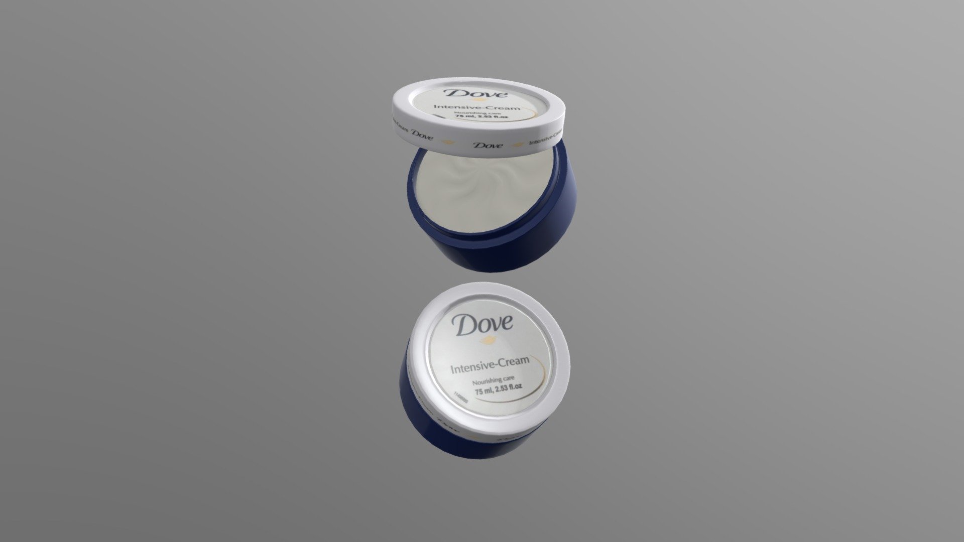 Dove moisturizer cream product Download Free 3D model by yash_nipane