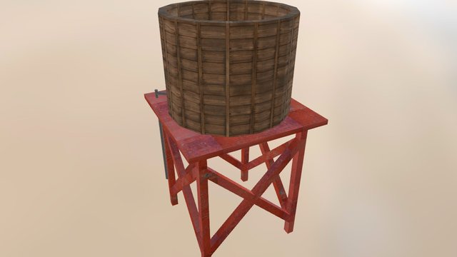 Tanque De Agua 3D Model