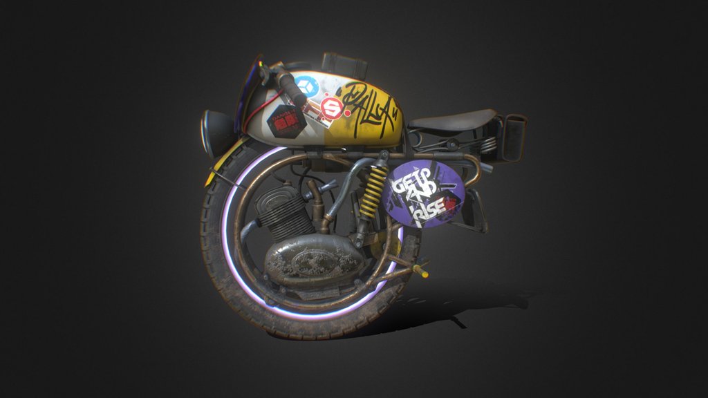 Cyberpunk - Monobike Sketchfab Challenge