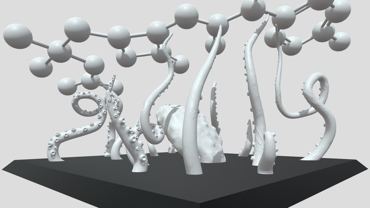 Kraken war 3D Model