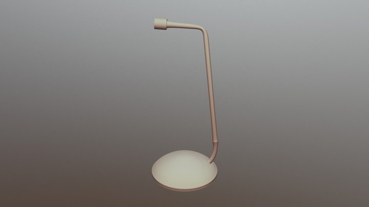 Black Lamp WIP 3D Model