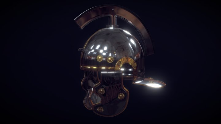 Roman Helmet 3D Model