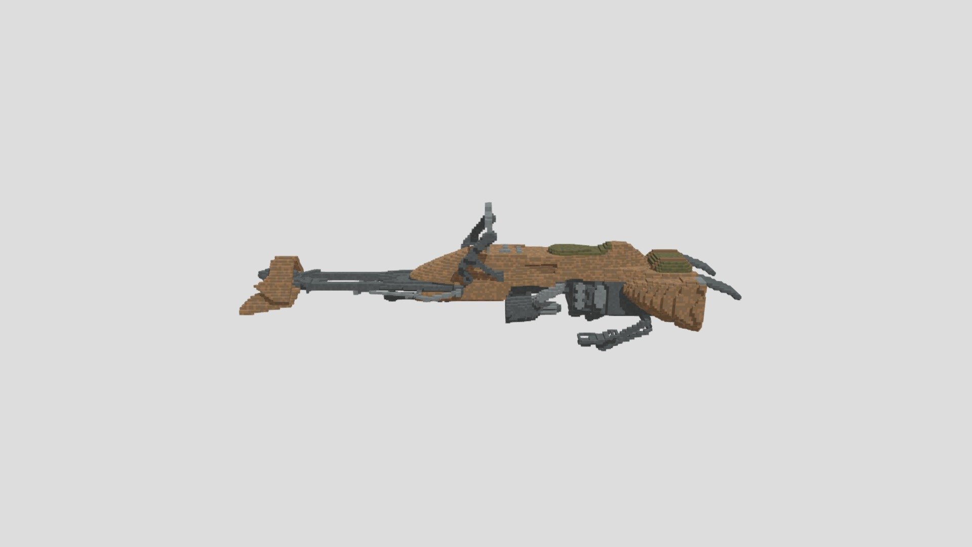 74-Z Speeder Bike Endor - 3D model by GreenSheep03 (@GreenSheep03