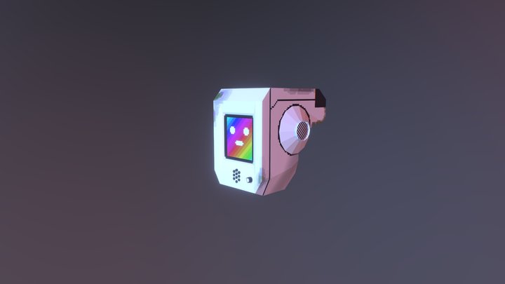 Stray Game Robot Head 3D Model