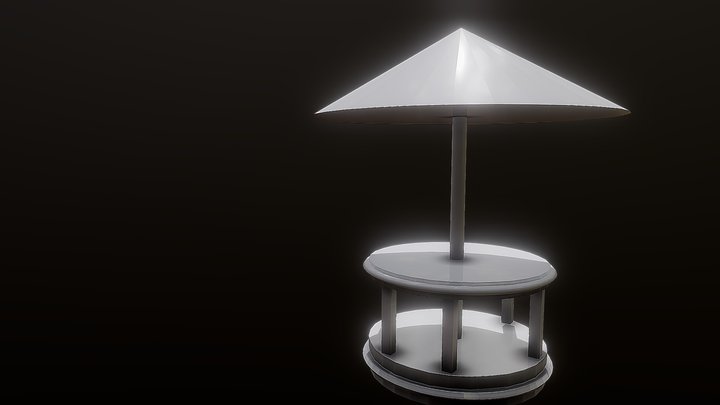 Table Beach 3D Model