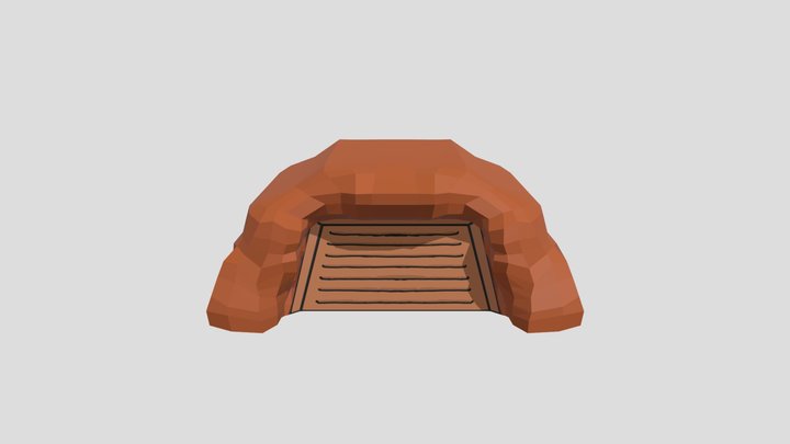 Cave Entrance 3D Model
