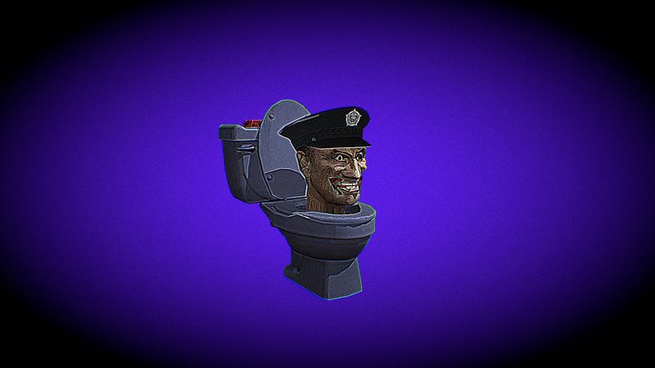 Big skibidi police 3D Model