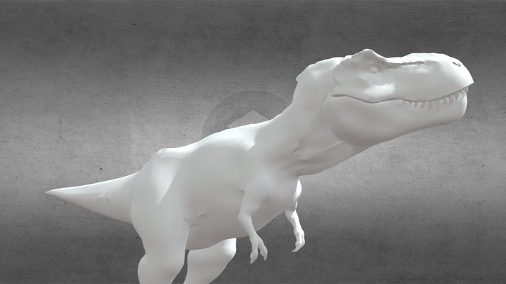 JWE T Rex Rig 3D Model