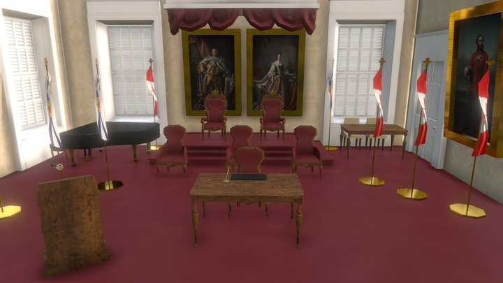 [Viola Desmond] Halifax Province House 3D Model