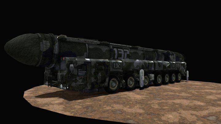 RT 2UTTH TOPOL M(LOW POLY) 3D Model