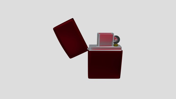 Zippo lighter 3D Model