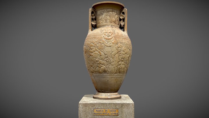 Ceramic amphora - Modèle de Derré (1922) 3D Model