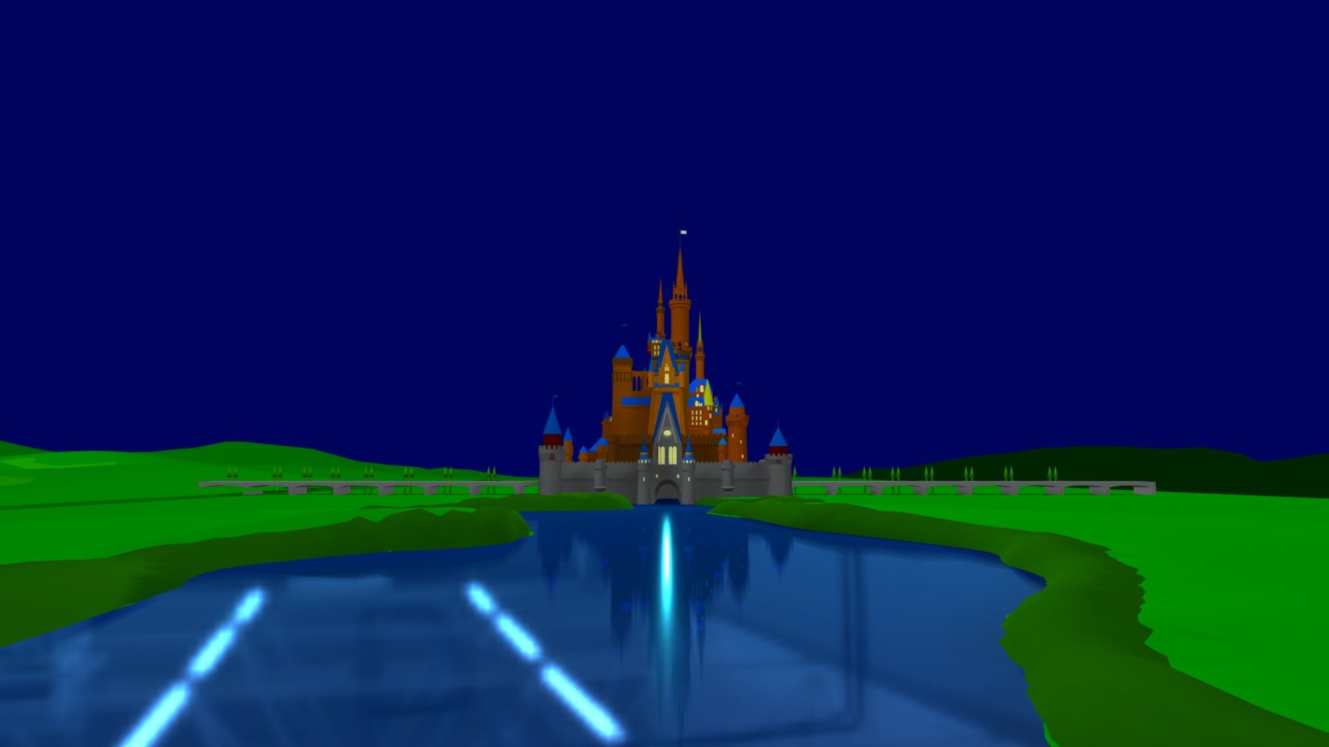 Disney Logo In Roblox (3D) 