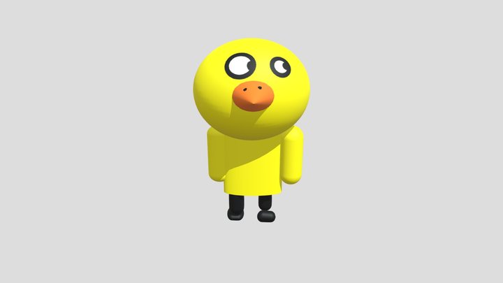 Duck From The Duck Song 3D Model