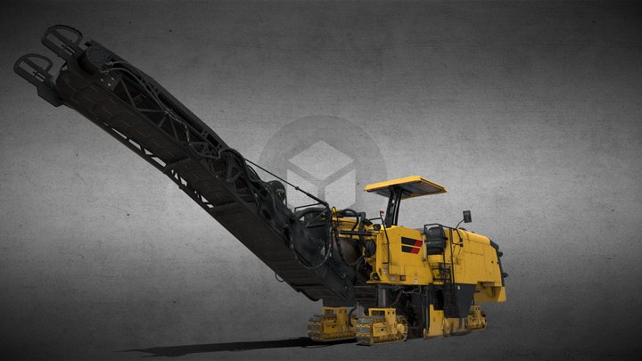 Cold Planer 3D Model