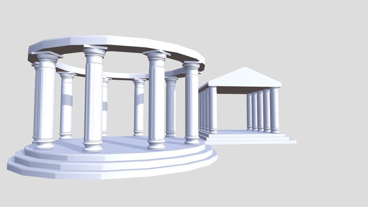 wk3 doric pillar 3D Model