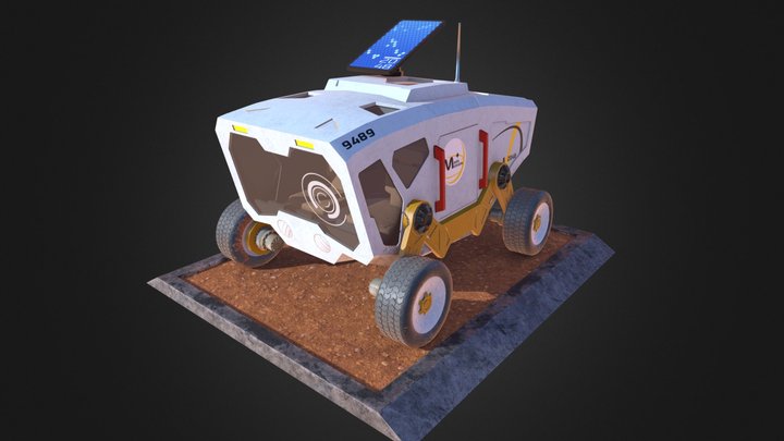 Playmobile Mars Research Vehicle 3D Model