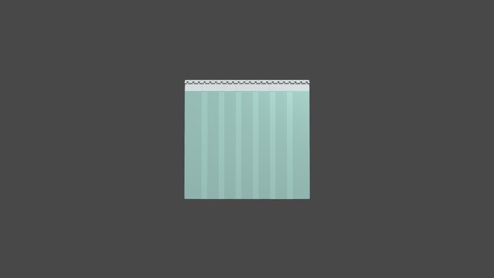 【CT PVC 抗靜電門簾】Anti-Static Curtains 3D Model