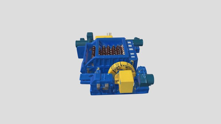 Roller Crusher 3D Model