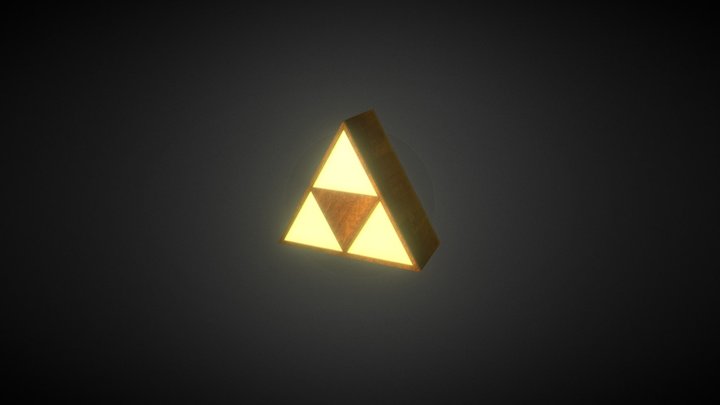 Luminaria Triforce - Zelda 3D Model