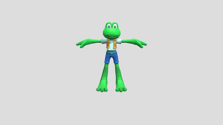 Rig frogger 3D Model