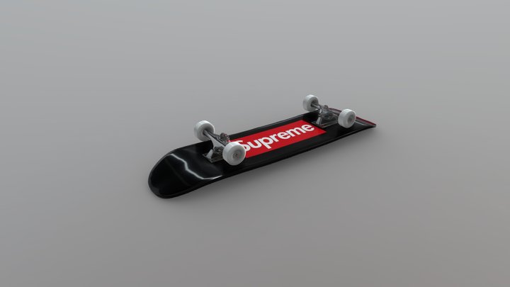 Supreme skateboard 3D Model