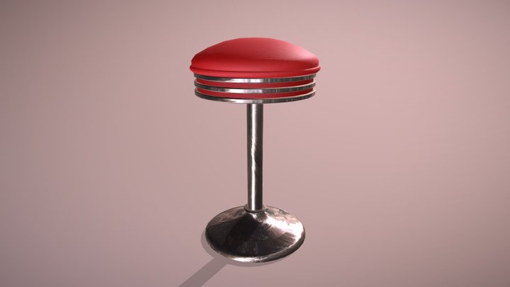 Diner Chair 3D Model