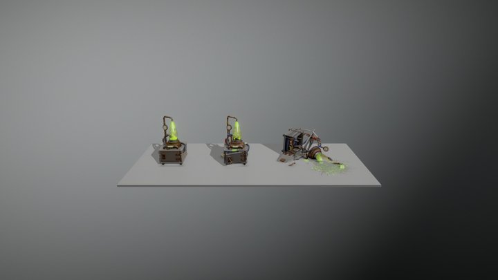 [XYZ] HOMEWORK - destructions 3D Model