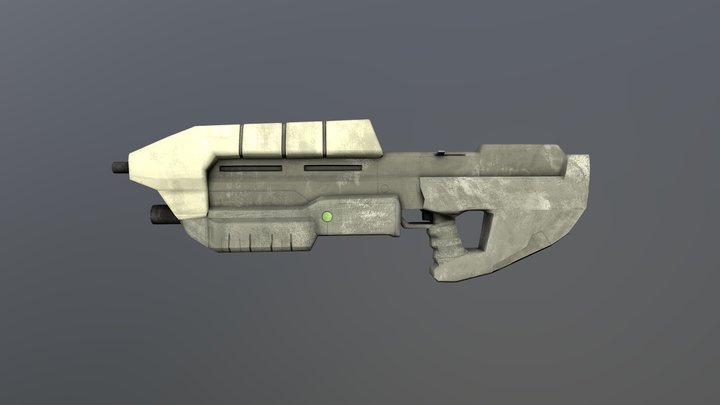 Halo MA5B Assault Rifle 3D Model