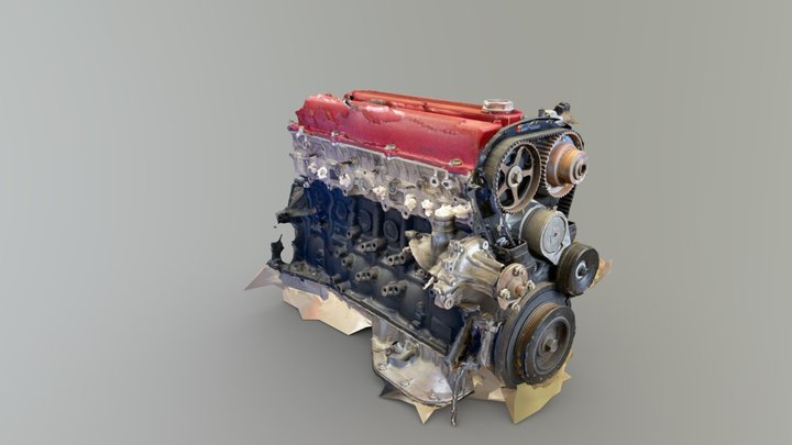 Toyota 1JZ-GTE VVTi 3D Model