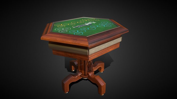 Girls with Icky Things Table 3D Model