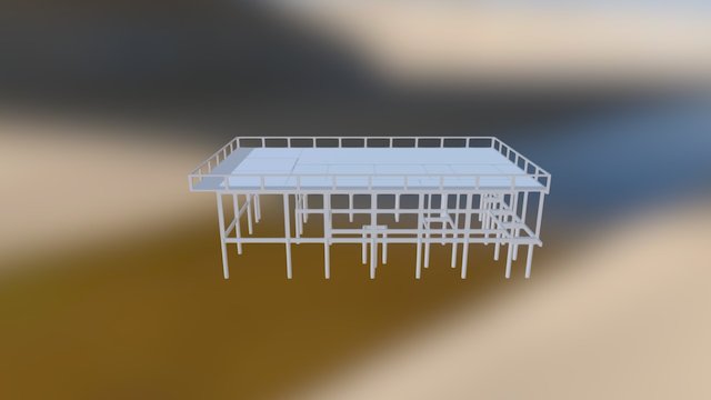 Edificação térrea em alvenaria. Santa Fé - PR 3D Model