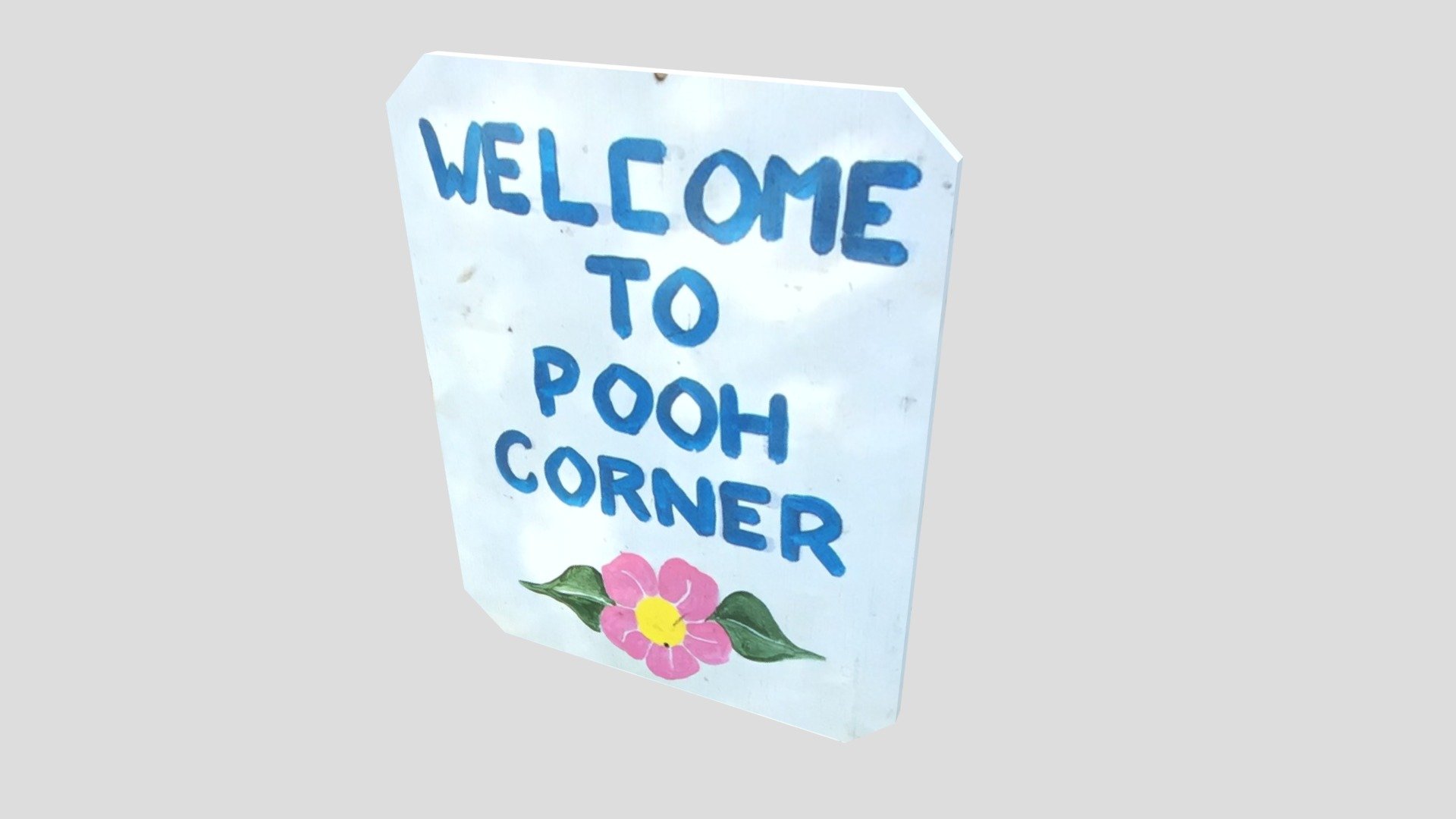 OCF Sign Welcome to Pooh Corner