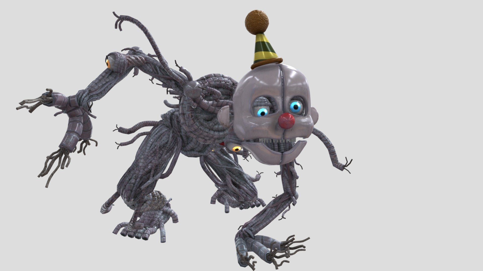 FNAF: Help Wanted 2 | Ennard - Download Free 3D model by Xoffly ...