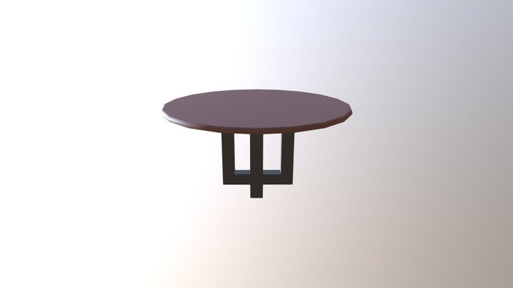 3D Table 3D Model