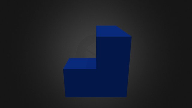 KJ Puzzle Cube Green Part 3D Model