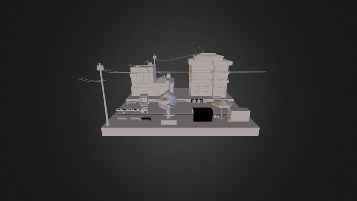 City Scene 3D Model