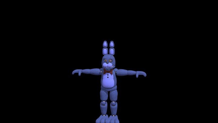 Unwithered-bonnie-by-coolioart-fbx 3D Model