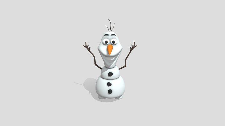 Frozen Olaf 3D Model