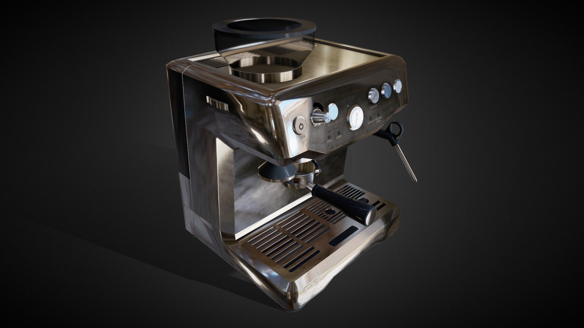 Coffee Machine - Low Poly