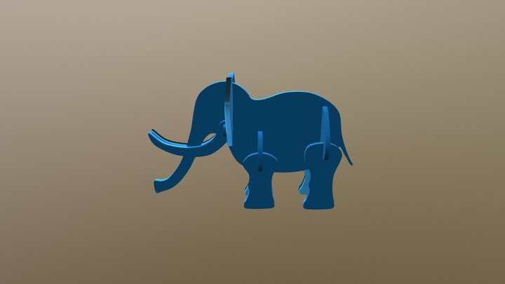 Elephant 3D Model
