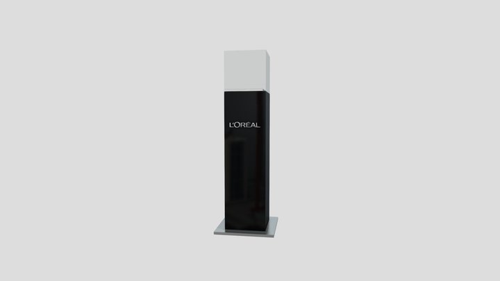 L'OREAL LUXE Multi-brand Column (Black) 3D Model