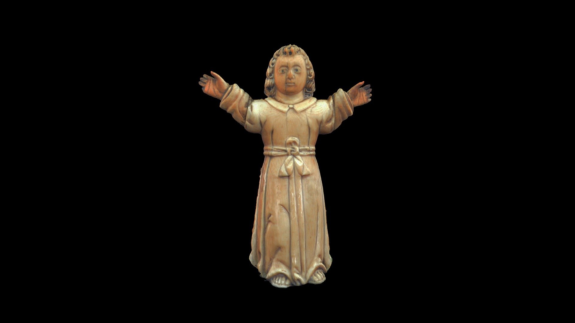 Baby Jesus part of set Ivory