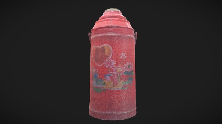 a thermos kettle 3D Model